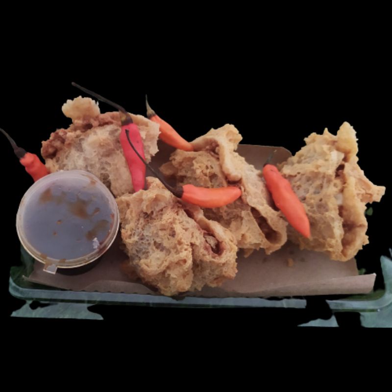 

tahu walik frozen ORIGINAL isian daging pentol 100% HALAL dan TANPA BAHAN PENGAWET isi 10