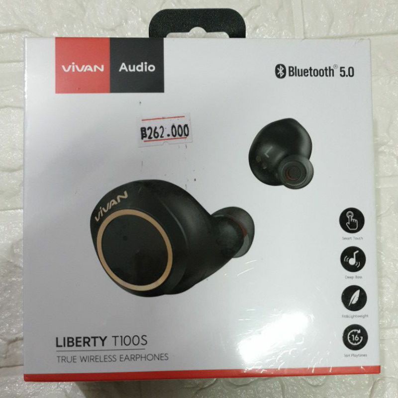 Vivan TWS Audio Bluetooth Liberty T100S / True Wireless Earphones