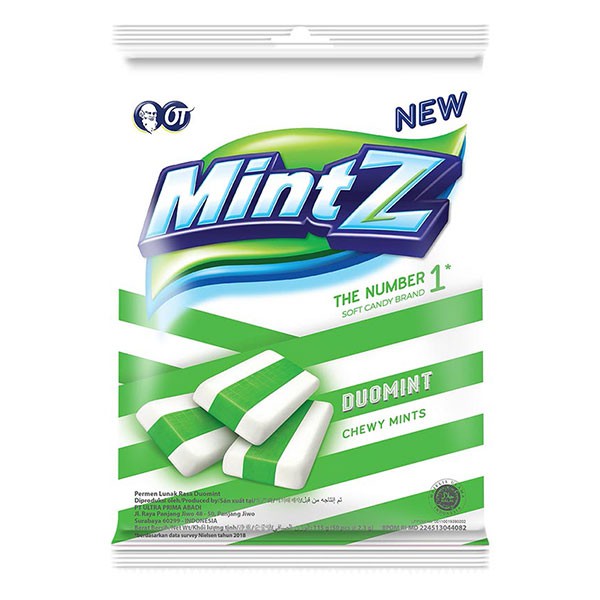 

Mintz Chewy Doublemint Candy Bag 125Gr