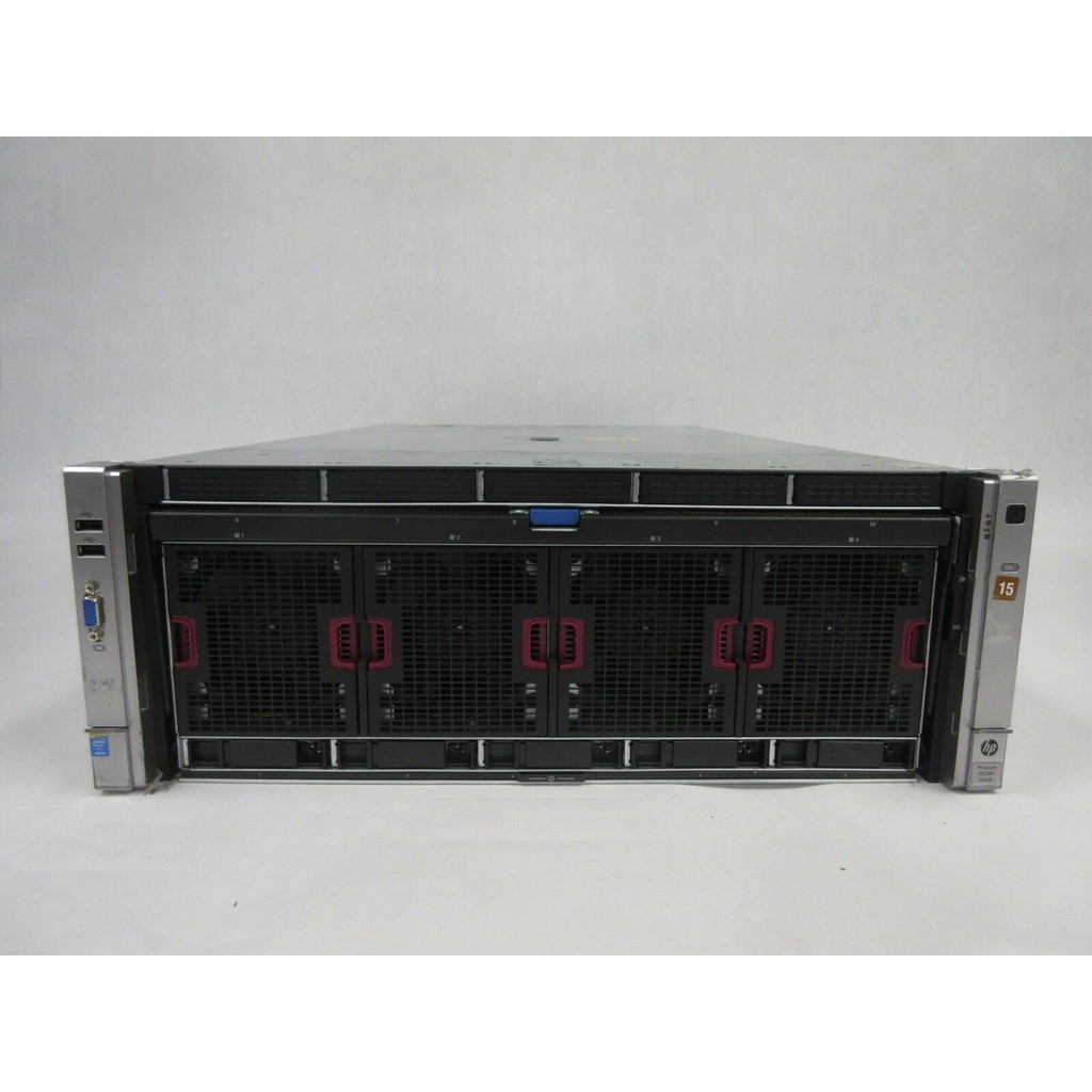 Server 60Core 120Thread DDR3 1TB RAM HP Proliant DL580 Gen8 Xeon G8 4U Railkit VMware Virtualization