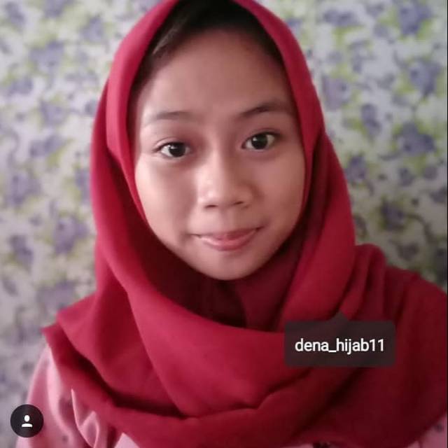 Hijab segi empat bahan hycon
