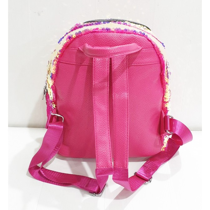 PROMO CUCI GUDANG RANSEL Fashion Anak LED Lampu + MUSIK DAN NO LAMPU RANDOM Sequin Usap Payet Manik Manik Berubah Warna 11inch / 10inch