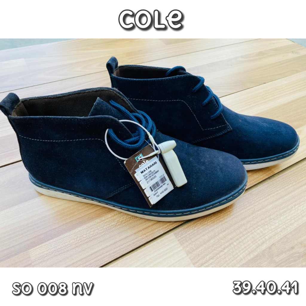 sepatu boot cole navi c28