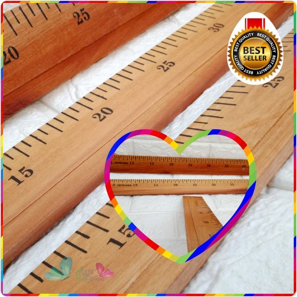 

PENGGARIS KAYU 50 CM Kualitas Bagus JIDAR Panjang 0.5 M Penggaris MISTAR KAYU - BUKAN 1 meter Murah