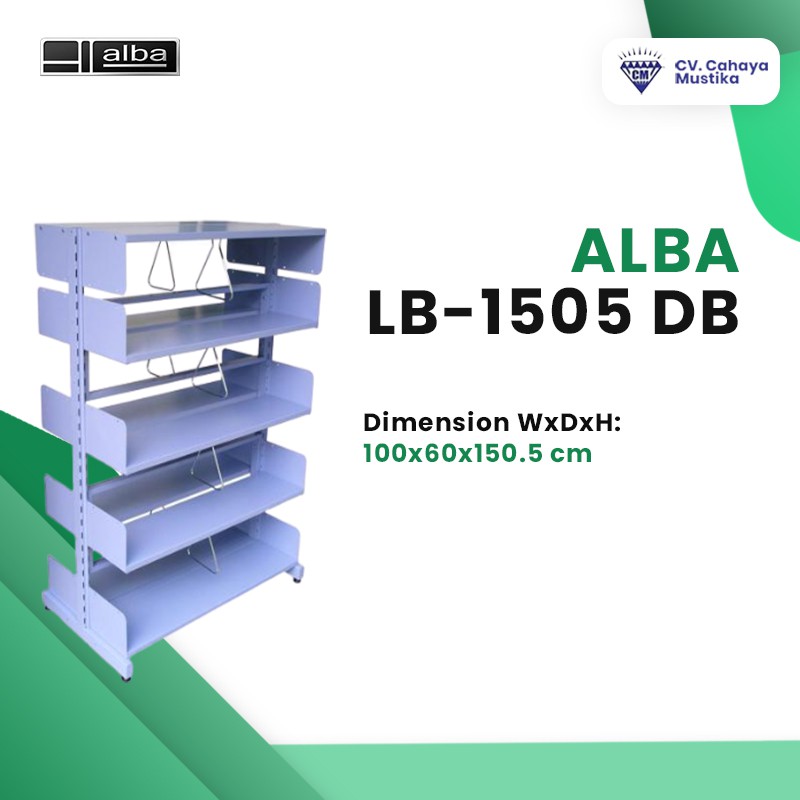 Jual Jual Rak Buku Perpustakaan Rak Arsip Kantor Rak Arsip Dokumen Double Rak Dua Muka Alba Lb