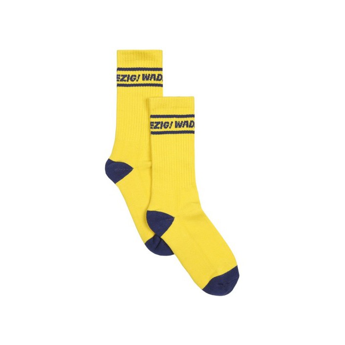 Kaos Kaki Font Shock White - Original Wadezig