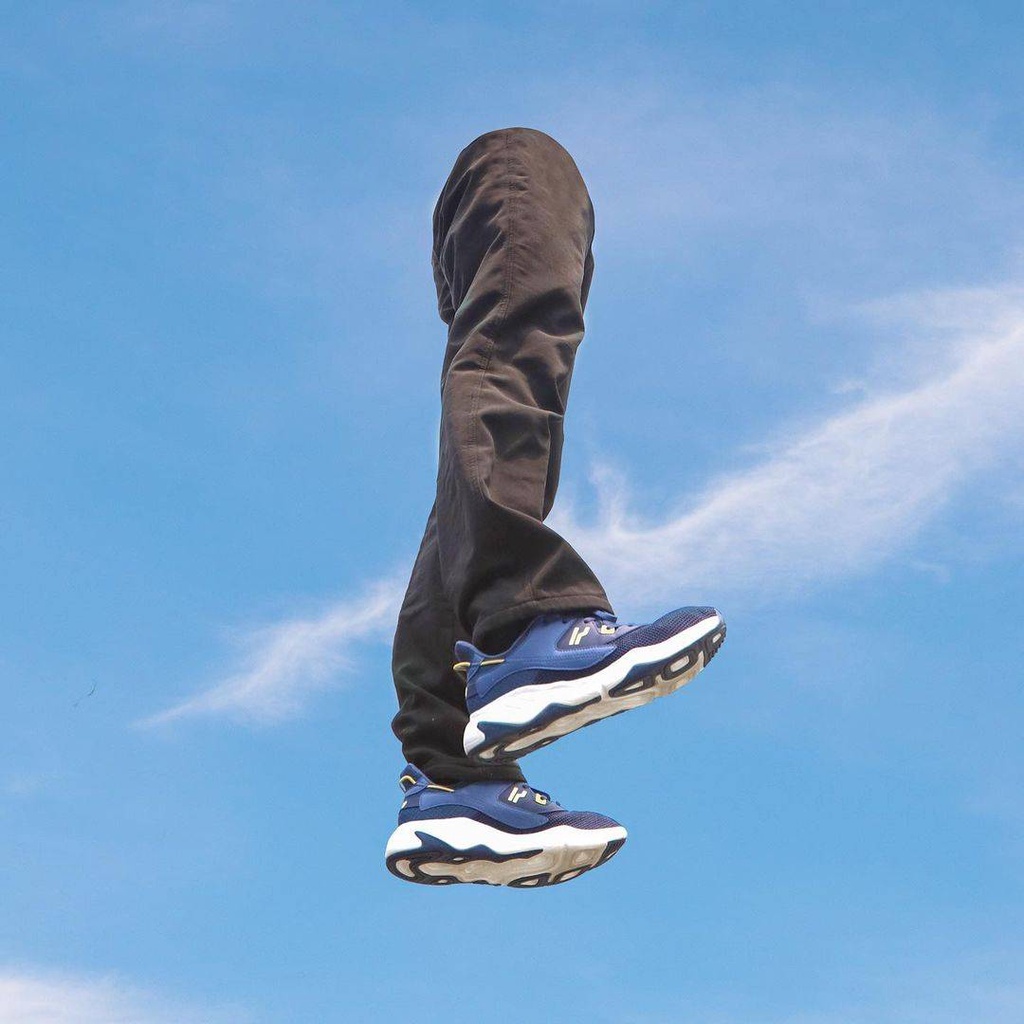 piero cruzer navy sneakers sepatu running