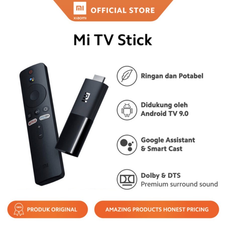 Xiaomi Mi TV Stick Full HD Android TV Stik GARANSI RESMI INDONESIA