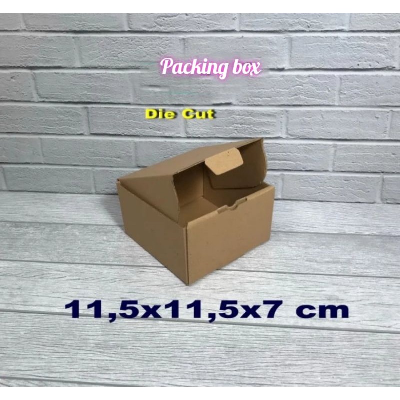 

kardus uk,11,5x11,5x7 cm box/karton untuk packing dll