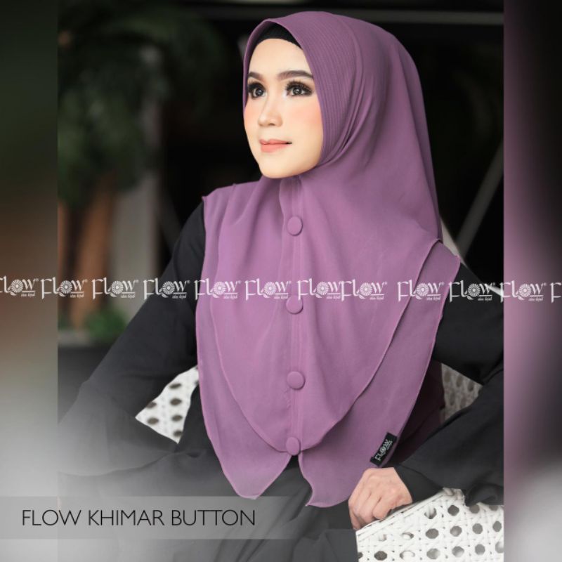 Khimar mini button ORI FLOW
