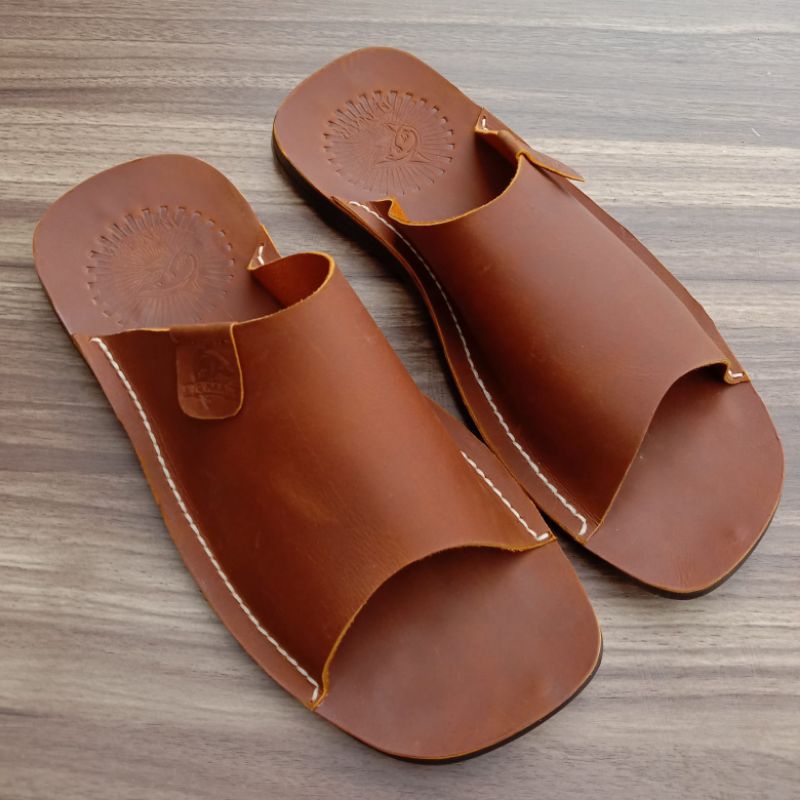 Sandal kokop pria kulit asli//Sandal pria kulit asli