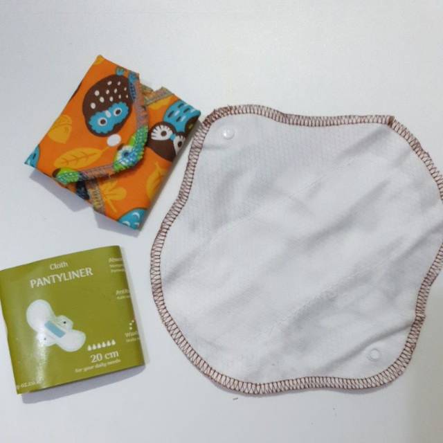 Panty liner cuci ulang Baby oz pembalut kain Babyoz menstrual Pad menspad sabun Lerak ningrat