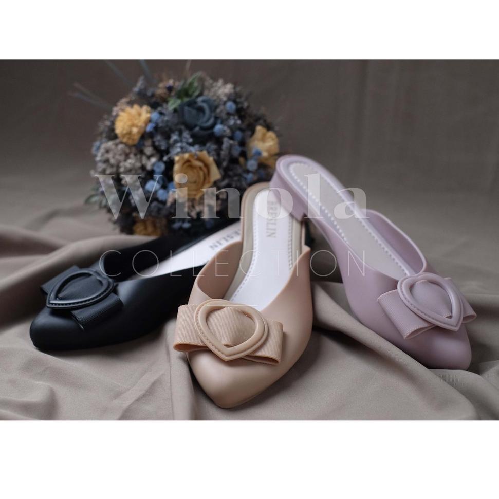 [Trend]⭐ jh⭐0168⭐ Sandal Import Wanita Breslin Jelly Love 517-1 .EA.42 ⭐trimss,