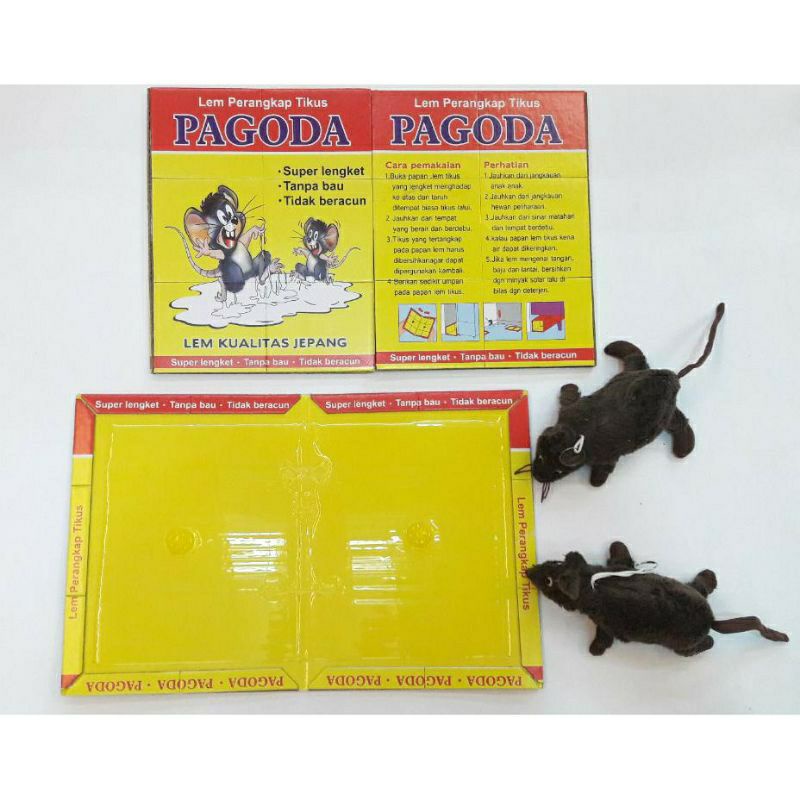 Lem Tikus Papan Merk Pagoda