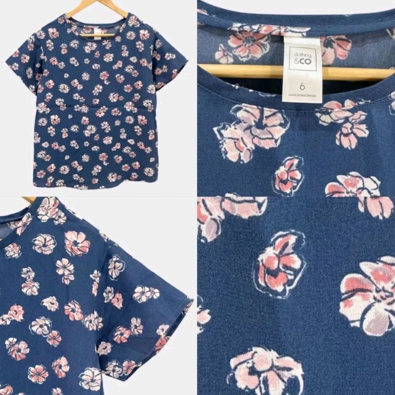 Clothing & Co short sleeve blouse