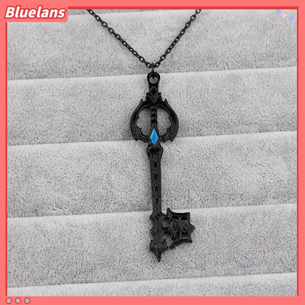 Bluelans Kalung Liontin Anime Kingdom Hearts Oblivion Keyblade Untuk Pria Dan Wanita