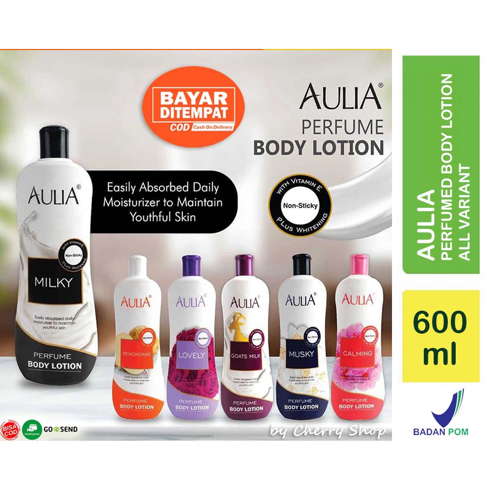 Jual [600ML] [BPOM] Aulia Perfume Body Lotion 600ml | Milky | Goats ...