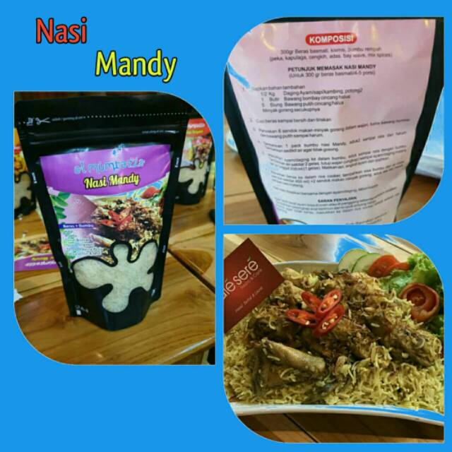 

Nasi Mandhi (beras basmati & bumbu rempah)