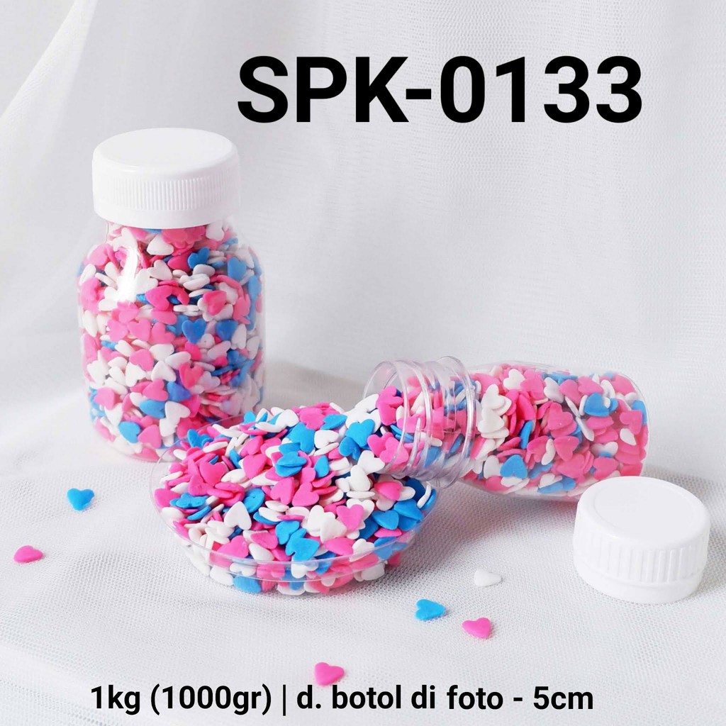 

SPK-0133 Sprinkles sprinkle sprinkel 1kg 1 kg kilo hati valentine yamama baking grosir murah sprinkles cake dekorasi mutiara trimit decoration story sprinklestory sprinklesstory sprinkle story yamama baking