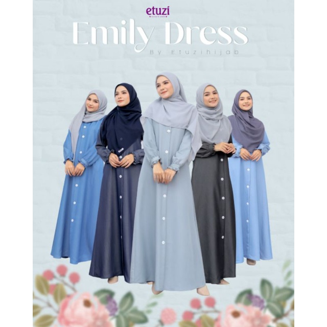 GAMIS DRESS SYARI EMILY BY ETUZI