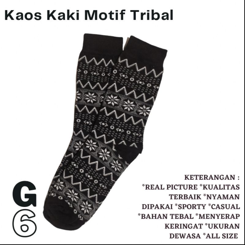 G6 Grosir Kaos Kaki Motif Tribal Skate bisa COD Bandung