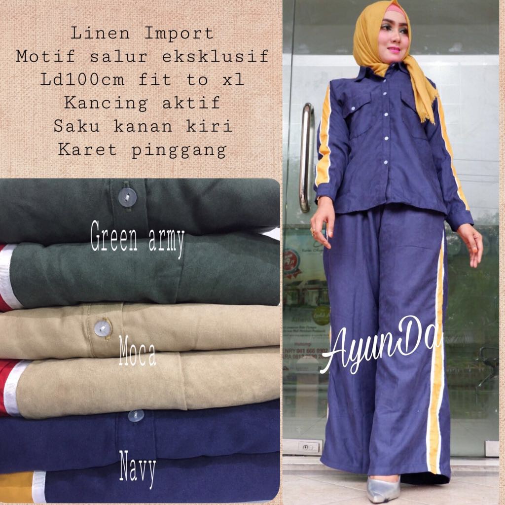 Ayunda Set Blouse+celana