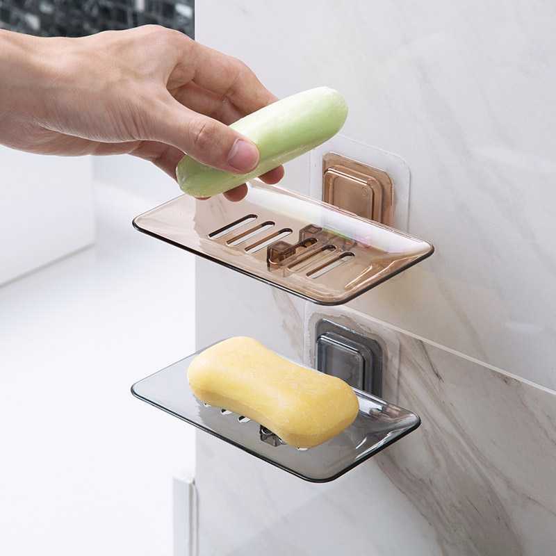 Rak Tempat Sabun Kamar Mandi Soap Drain Holder || Perlengkapan Rumah Barang Unik Murah Lucu - FZJ5263