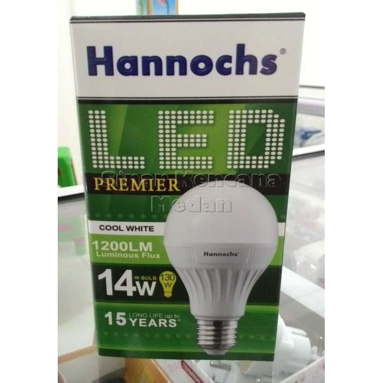 HANNOCHS Lampu LED Bulb Putih - 14 Watt 14W 14WATT