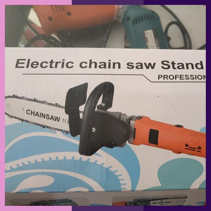 Adaptor Konverter Chainsaw Gerinda Tangan Mini Chainsaw Senso Gergaji