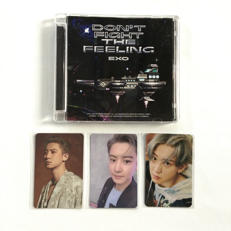 [READY STOCK] DON'T FIGHT THE FEELING JEWEL CHANYEOL SET MUMO + POSTER & TUBE