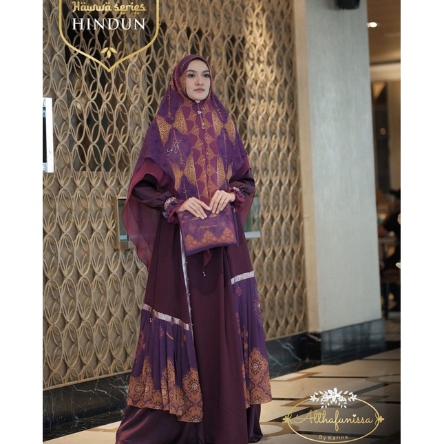 Althafunissa Syari- Hawwa Series Hindun, Gamis Syari Premium,Busana MUSLIM premium Original Ekslusif