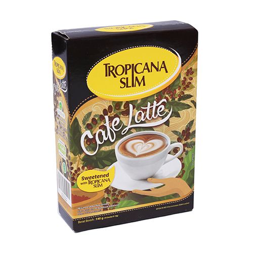 Tropicana Slim Sugar Free Cafe Latte 10 Sachet