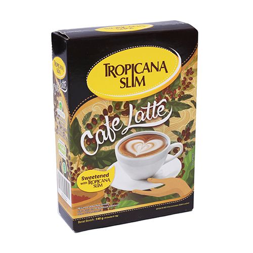 

Tropicana Slim Sugar Free Cafe Latte 10 Sachet
