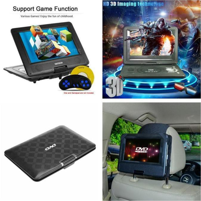 READY portable mobil hyundai dvd 16" / dvd portable 3D & tv for car 16 inch