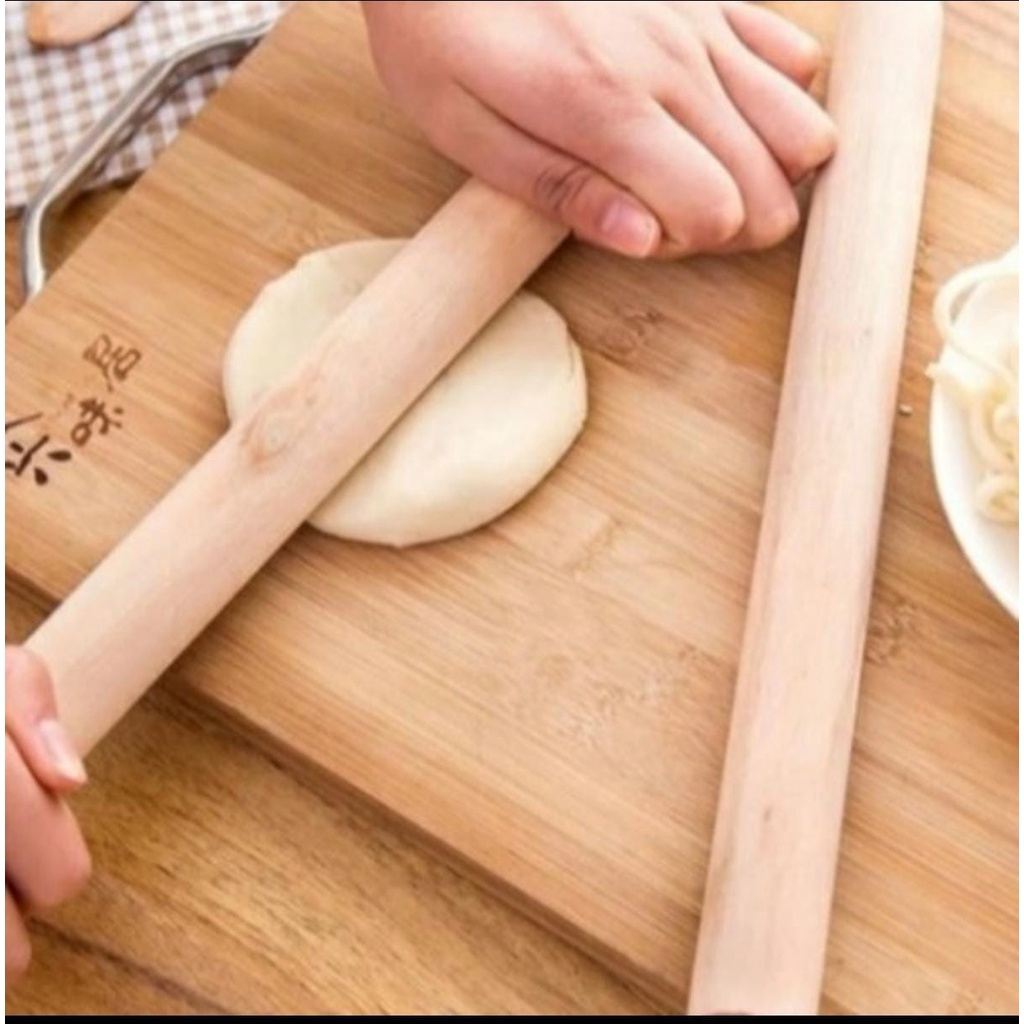 Rolling Pin Kayu / Penggilas Adonan / Penggiling Adonan / Rolling Pin