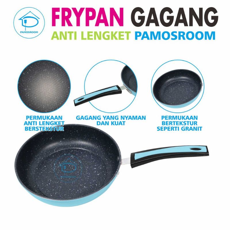 Frypan Gagang Anti Lengket / Wajan Anti Lengket CALYPSO / Wajan Anti Lengket