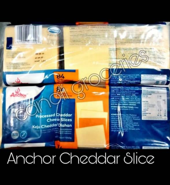 Anchor Cheddar Cheese Slice l Keju Cheddar