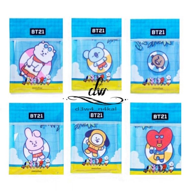 INNISFREE BT21 Beach Towel & Slogan Towel