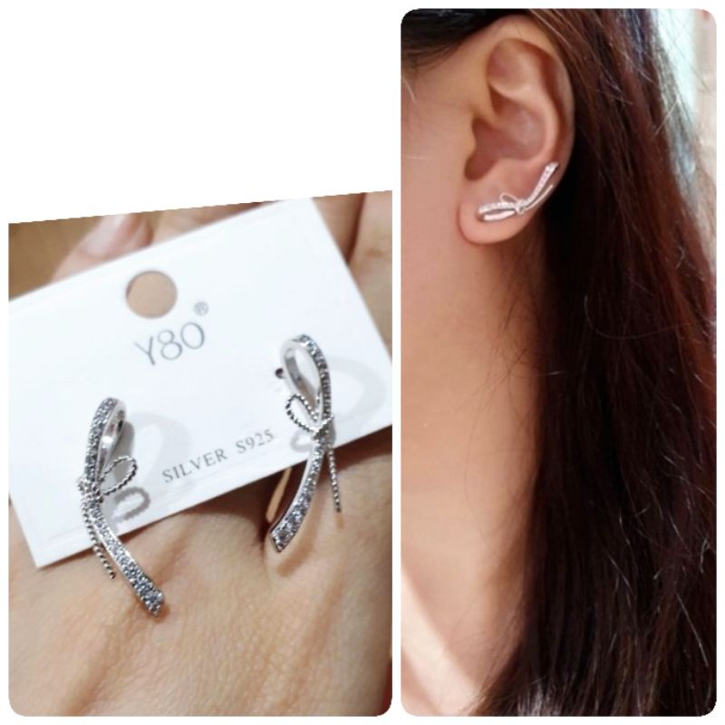Anting Silver925 Full mata anting silver Anti Karat anti alergi anting premium berlian kilap N-75