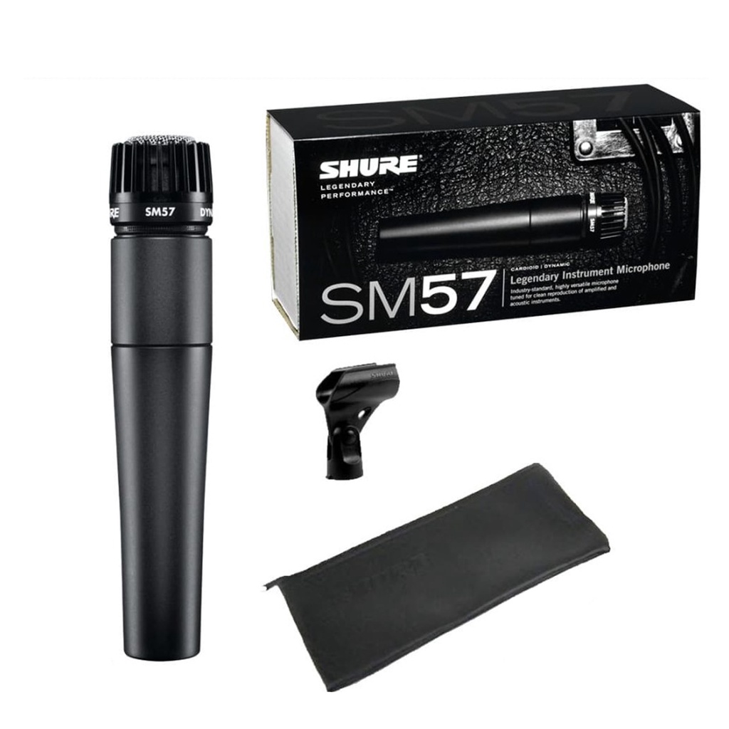 Shure SM57 Dynamic Instrument Microphone Mikrofon Garansi Original