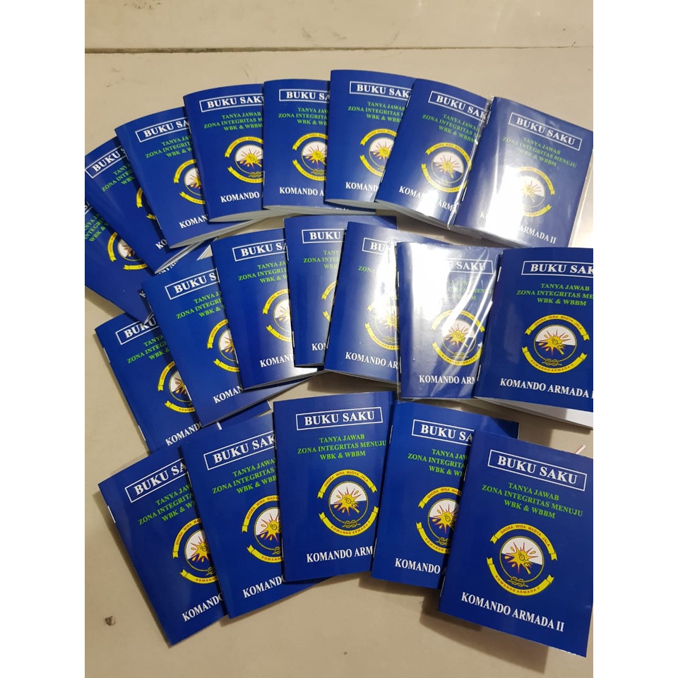 

Buku Saku Desain Custom / Buku Saku Cover Custom / Buku Saku Murah / Buku Saku Custom