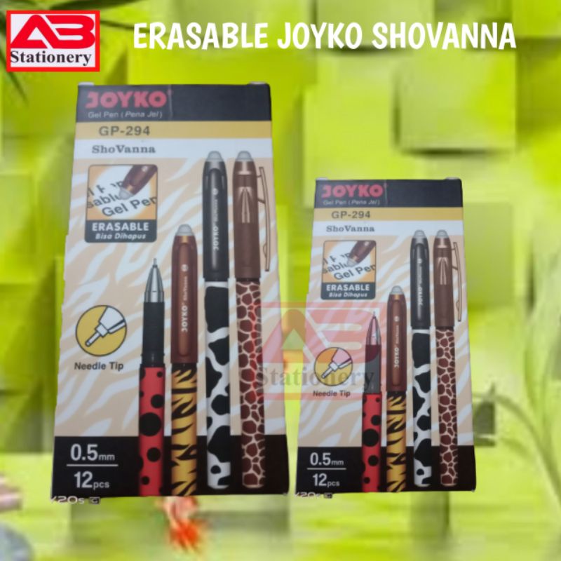 

√PEN GEL ERASABLE JOYKO GP 294 - SHOVANNA BISA DIHAPUS - PCS