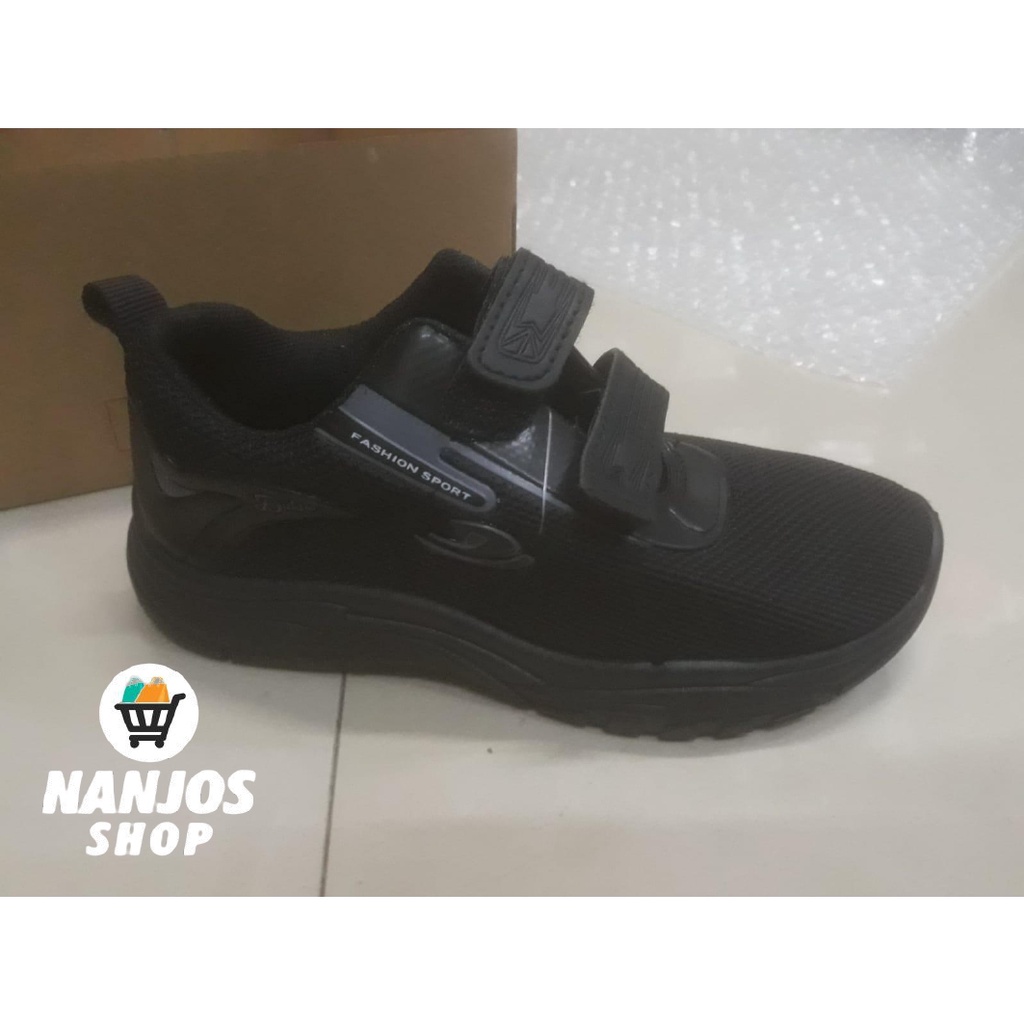 Sepatu Unisex Pria Wanita Kerja Kantor Casual Sekolah Sd-Sma Dulux 8026 D-H Hitam Full