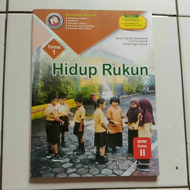 Buku PR Tematik kelas 2, Tema 1