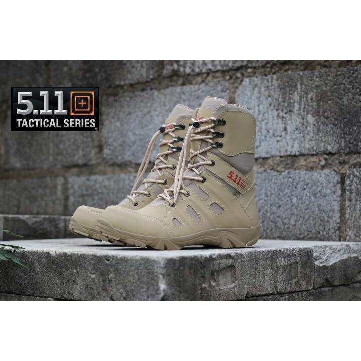 Sepatu Tactical Boots Militer Pria Taktis 5.11 SWAT Army Boot Militares Tactical Ujung besi Berkualitas Nyaman Saat Dipakai