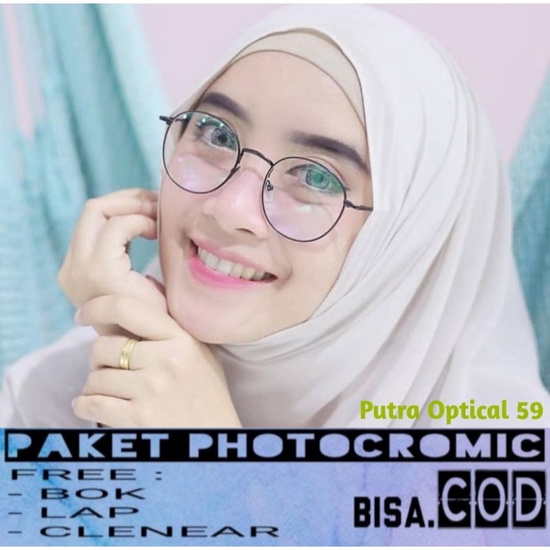 FRAME KACAMATA 6324 LENSA PHOTOCROMIC | ANTIRADIASI |