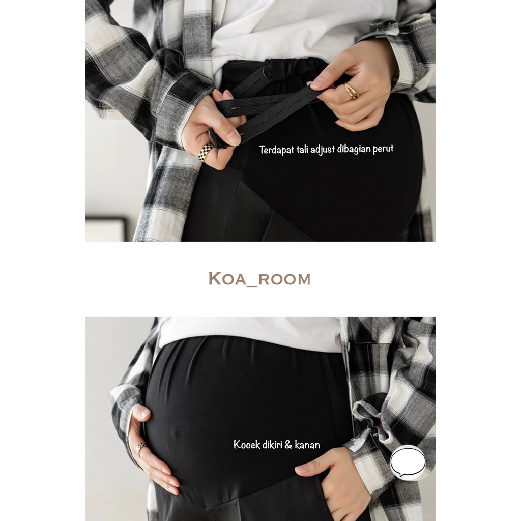 SF1683 Maternity Slim Fit Pants ( Celana Slim Fit Hamil )