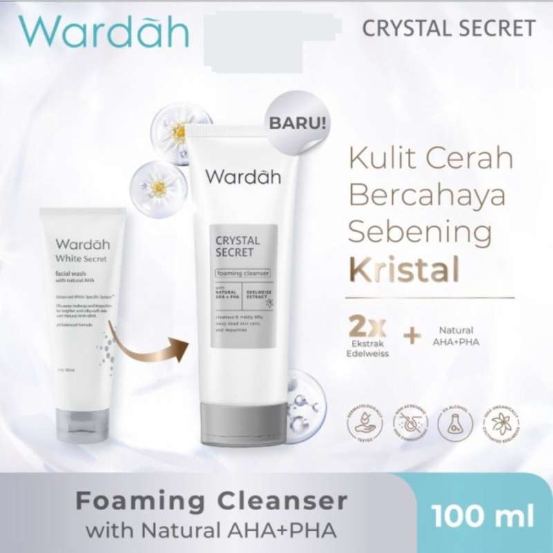 WARDAH CRYSTAL SECRET FOAMING CLEANSER 100ML