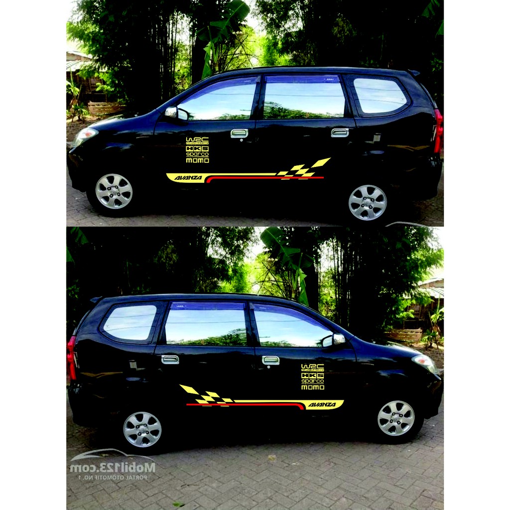 Jual Promo Stiker Sticker Mobil Stiker List Stripe Avanza Stiker Avanza Striping Avanza Indonesia Shopee Indonesia