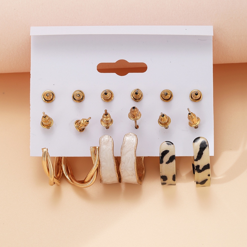 Set Anting Stud Hias Mutiara Kristal Rumbai Gaya Elegan Untuk Wanita